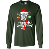 Fabulous Mooey christmas Heifers Cow Christmas lights - Long Sleeve T-Shirt
