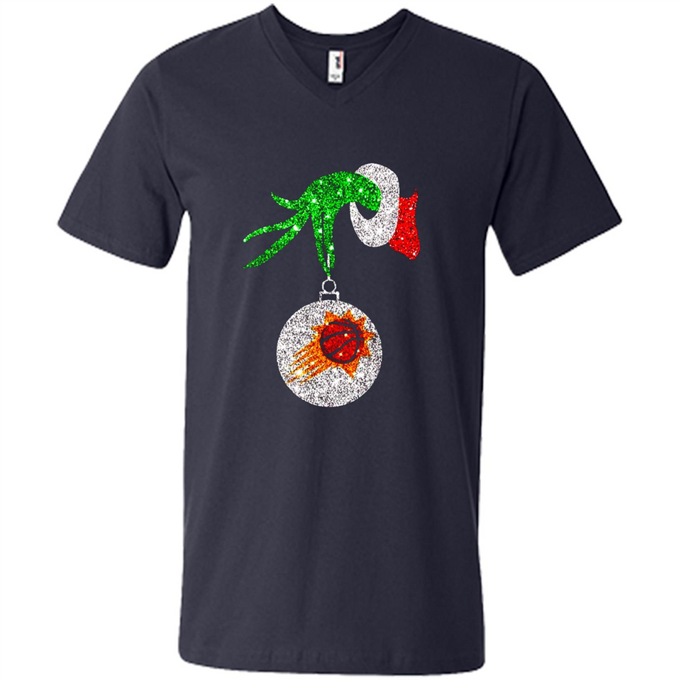 Amazing Phoenix Sun Glitter Grinch Monogram Ornament Christmas Gift - Men's V-Neck