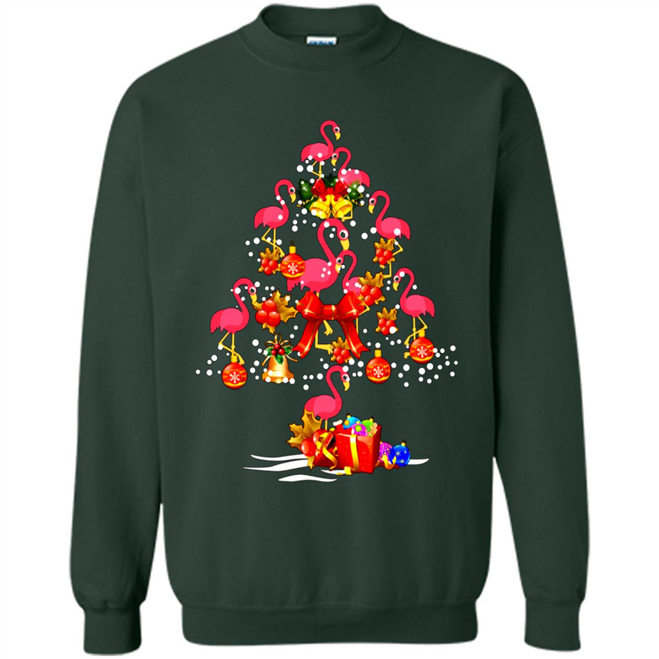 Flamingo Christmas Tree Merry Christmas Flamingo PING PONG