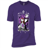 Disney Nightmare Before Christmas Jack And Sally T-Shirt - Premium Short Sleeve T-Shirt
