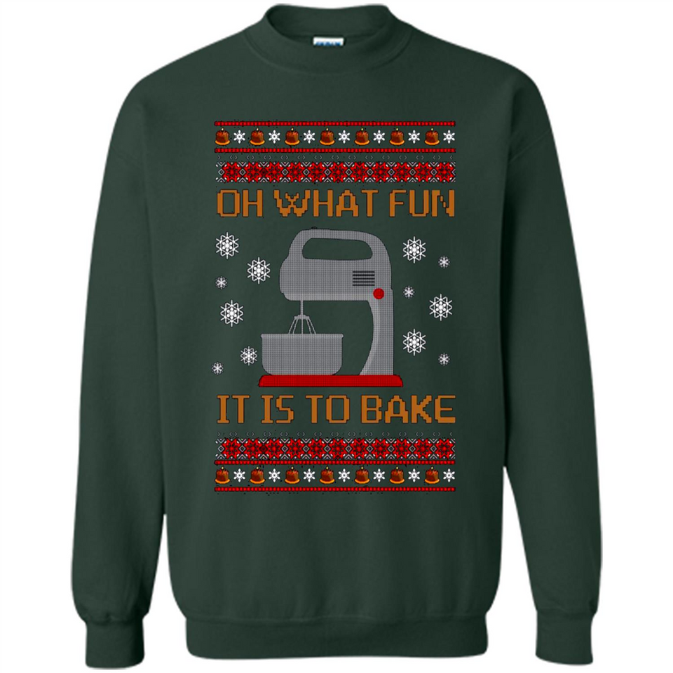 Oh What Fun It Is To Bake Ugly Christmas sweater Sweater PINGPONG