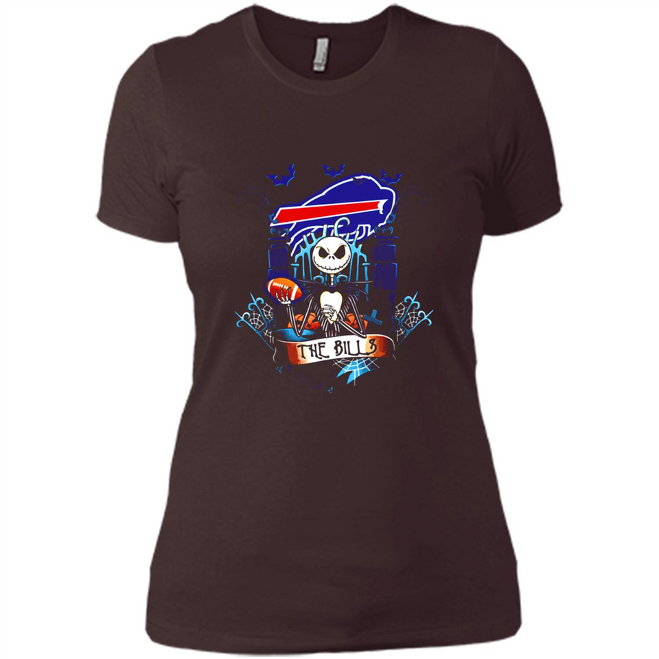 Buffalo Bills Halloween The Nightmare Before Christmas - Ladies' Boyfriend T-Shirt