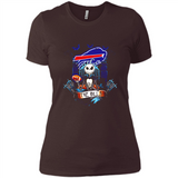 Buffalo Bills Halloween The Nightmare Before Christmas - Ladies' Boyfriend T-Shirt