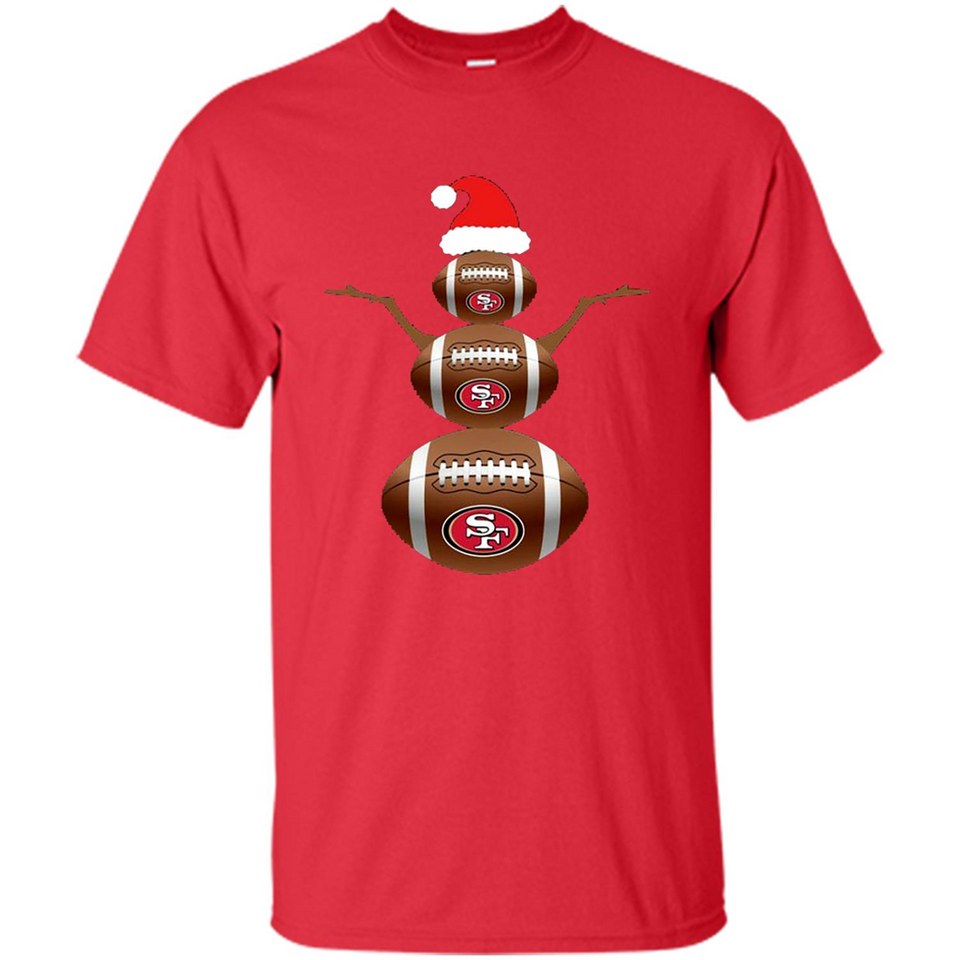 San Francisco 49ers NFL Dabbing Snowman Xmas