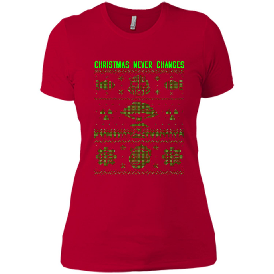 Christmas Ugly Sweater Christmas Never Changes Star Wars - Ladies' Boyfriend T-Shirt