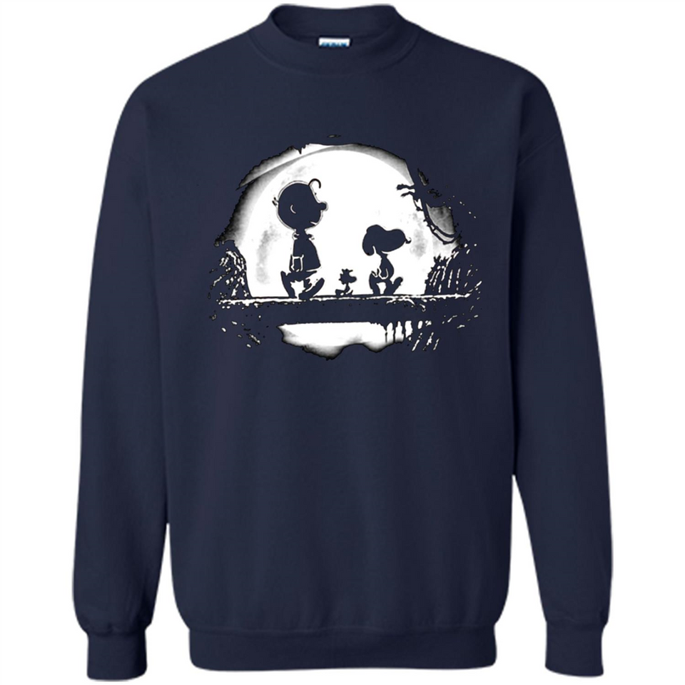Snoopy The Peanuts Walking To The Moon
