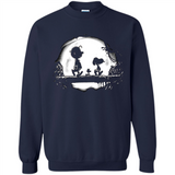 Snoopy The Peanuts Walking To The Moon