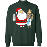 Eggnog Santa And Jesus Christmas