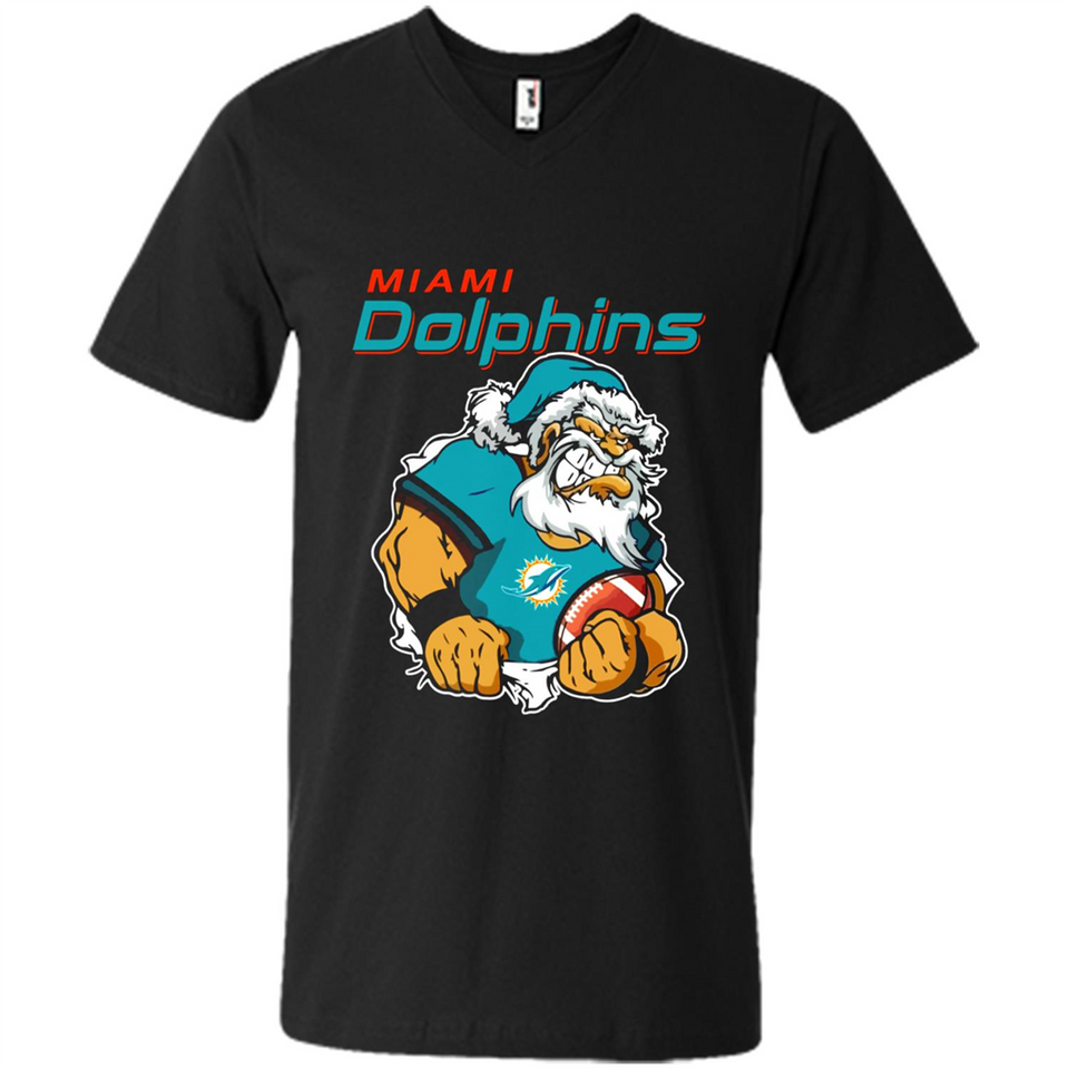 Grumpy Santa Claus Miami Dolphins Football Team PINGPONG