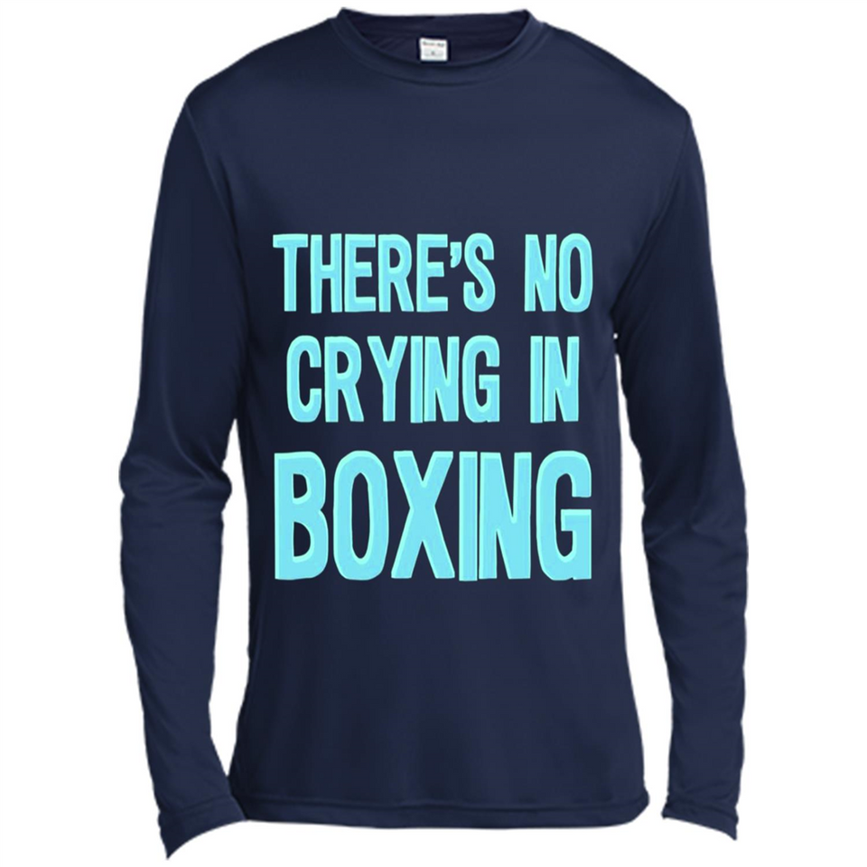 There's no crying in boxing - Canvas Long Sleeve T-Shirt