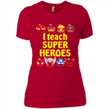 I Teach Super Heroes Funny Marvel - Ladies' Boyfriend T-Shirt