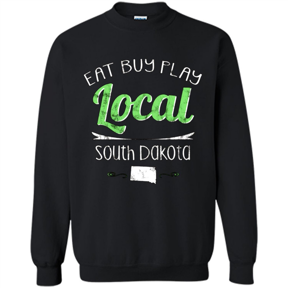 Eat Buy Play Local South Dakota Distressed PING PONG