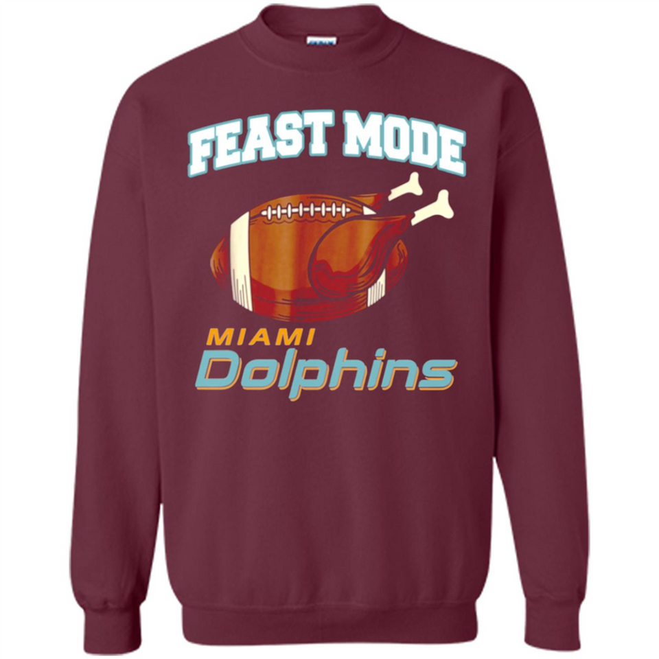 Feast Mode Dolphins Shirt - Miami Turkey Thanksgiving