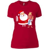 Eggnog Santa And Jesus Christmas