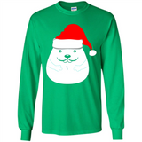 Funny Hamster Christmas t-shirt Santa Hat - Long Sleeve T-Shirt