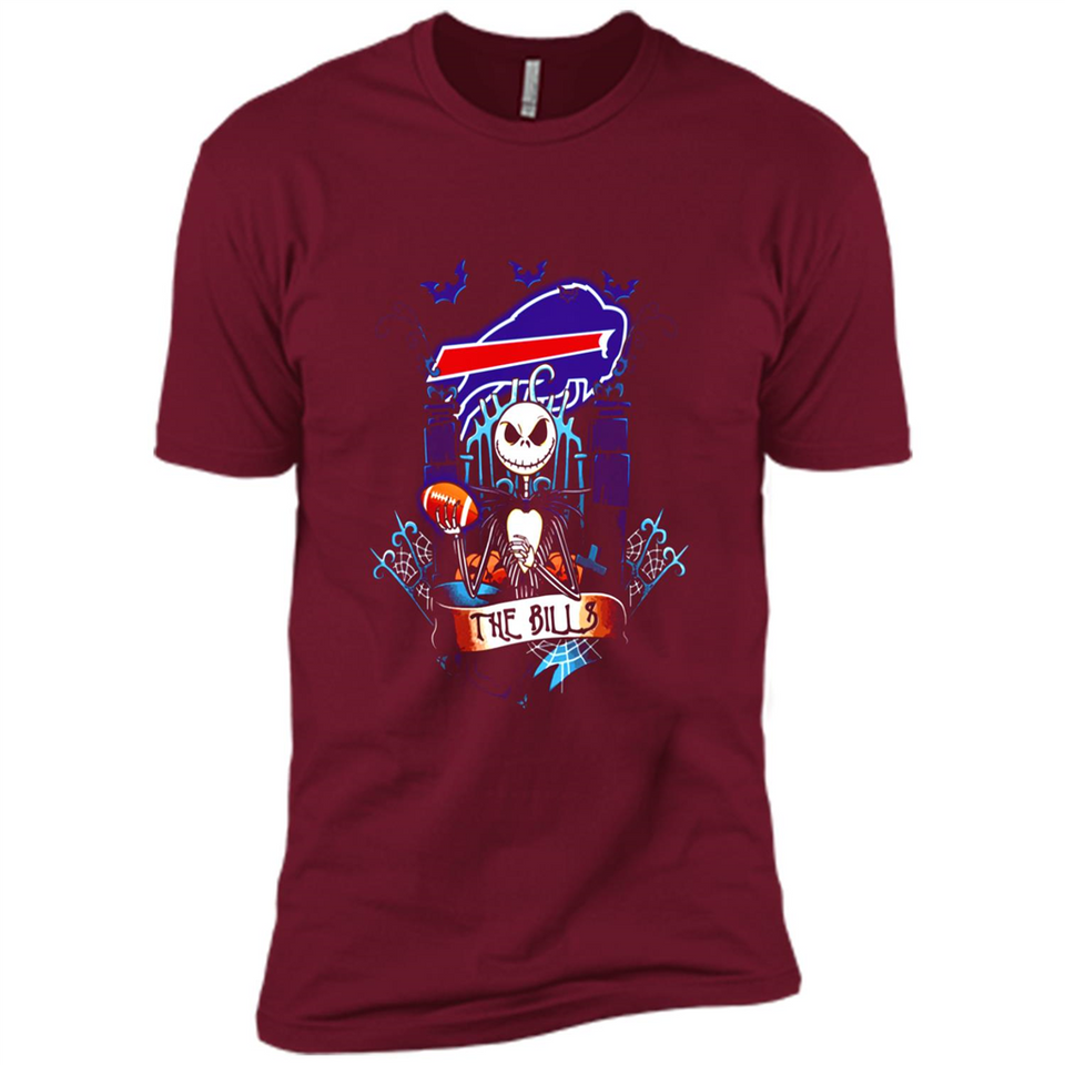 Buffalo Bills Halloween The Nightmare Before Christmas - Premium Short Sleeve T-Shirt
