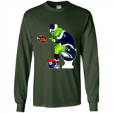 Los Angeles Rams Toilet Grinch Santa Claus Football Fan PINGPONG