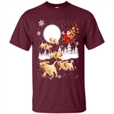 Christmas Santa Golden Retriever Sleigh For Labrador Retriever