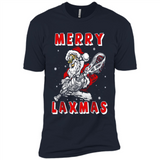 Lacrosse Merry Laxmas Santa - Premium Short Sleeve T-Shirt