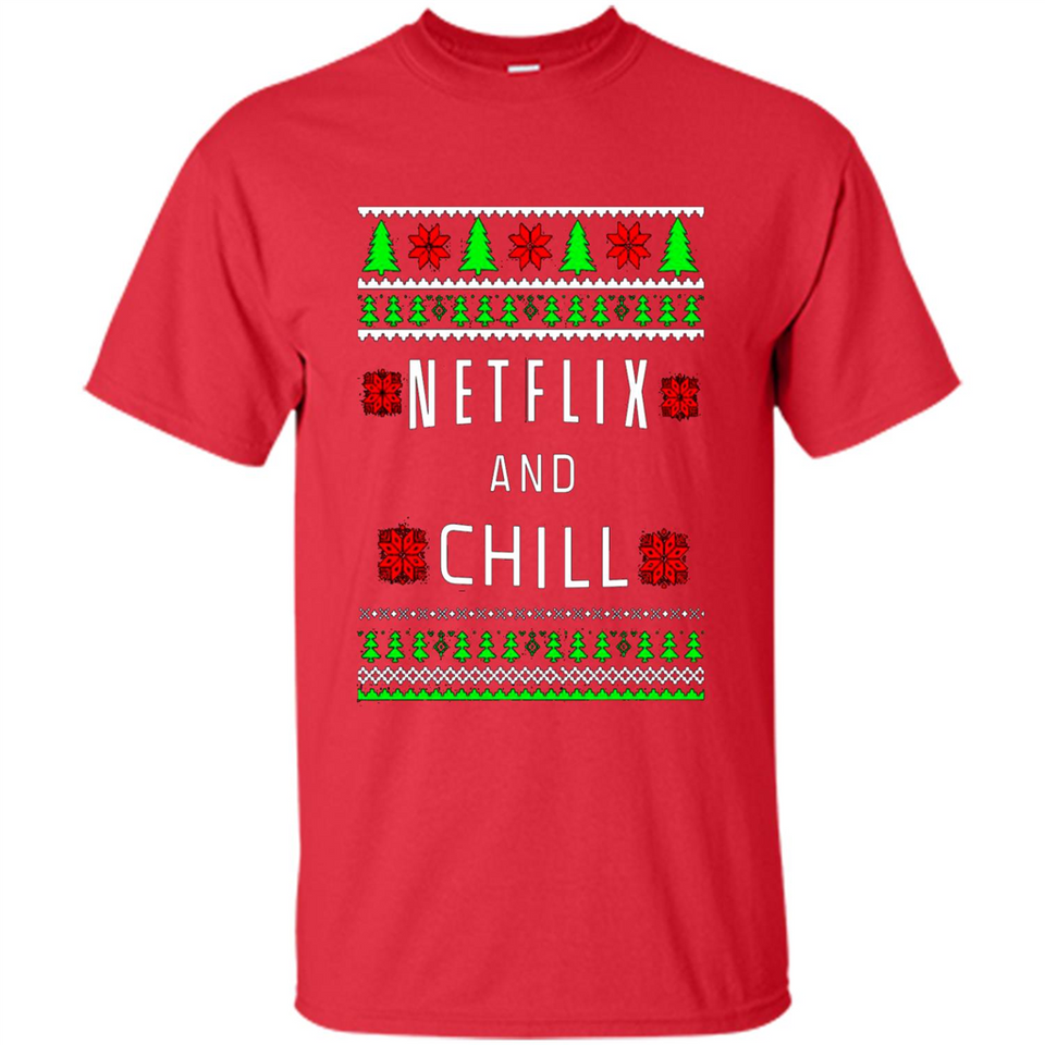 Netflix And Chill Christmas sweater PINGPONG