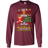 Let's Bake Stuff Drink Hot Cocoa Hallmark-Christmas Movies Sweatshirt PINGPONG