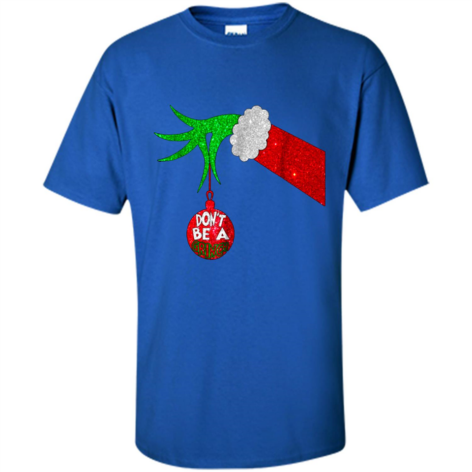 GRINCH HAND HOLDING CHRISTMAS ORNAMENT - DON'T BE A GRINCH PINGPONG