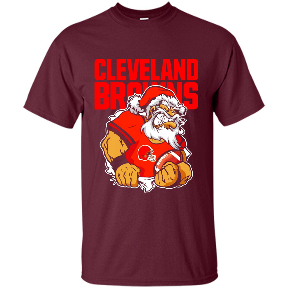 Grumpy Santa Claus Cleveland Browns Football Team PINGPONG