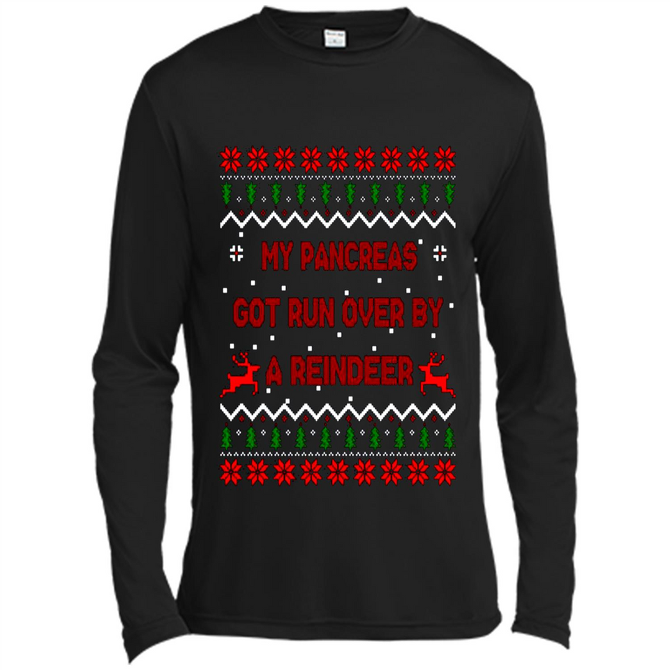 My Pancreas Got Run Over By A Reindeer Diabetes Christmas sweater PINGPONG