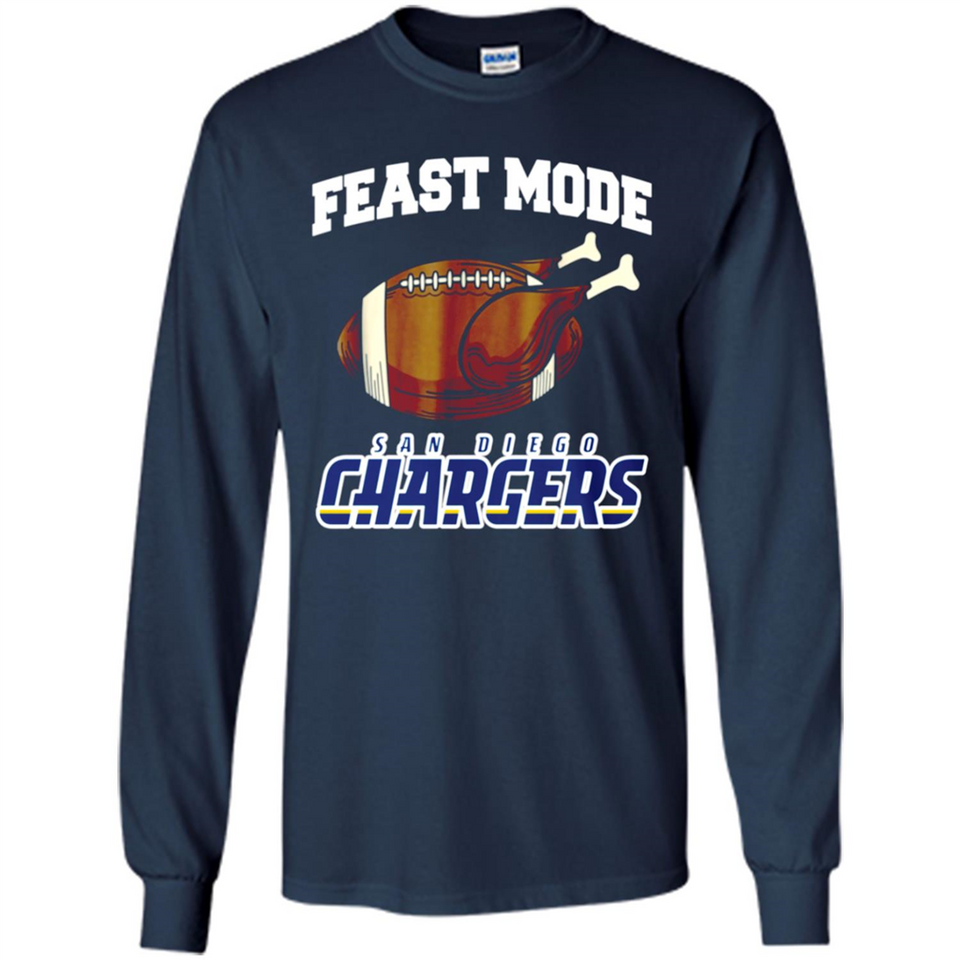 Feast Mode Chargers Shirt - San Diego Turkey Thanksgiving