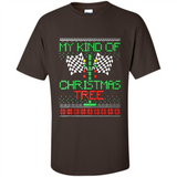 Funny Drag Racing Ugly Christmas Holiday Tree PING PONG