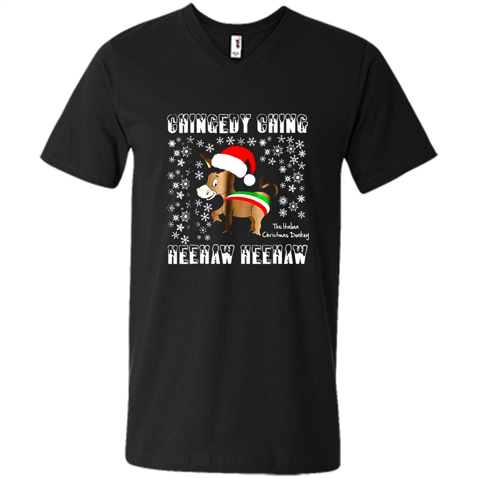 Amazing Dominick The Christmas Donkey-Italian Christmas Donkey - Men's V-Neck
