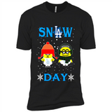 Snow Day Shirt For Los Angeles Dodgers Vs Minion Fans pingpong