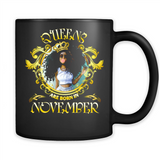Queens Are Born In November Gold Girl