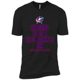 Reasons to be a Columbus Blue Jackets Fan Complete List on Back - Premium Short Sleeve T-Shirt