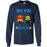 Snow Day Shirt For Indiana Pacers Vs Minion Fans pingpong