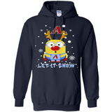 Minion Arizona Diamondbacks Ugly Christmas Sweater Let it Snow - Hoodie