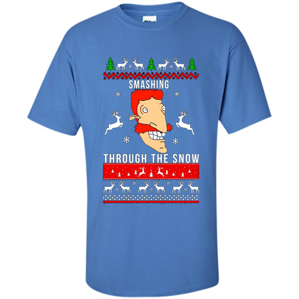 Nigel Thornberry Smashing through the snow Christmas sweatshirt PINGPONG