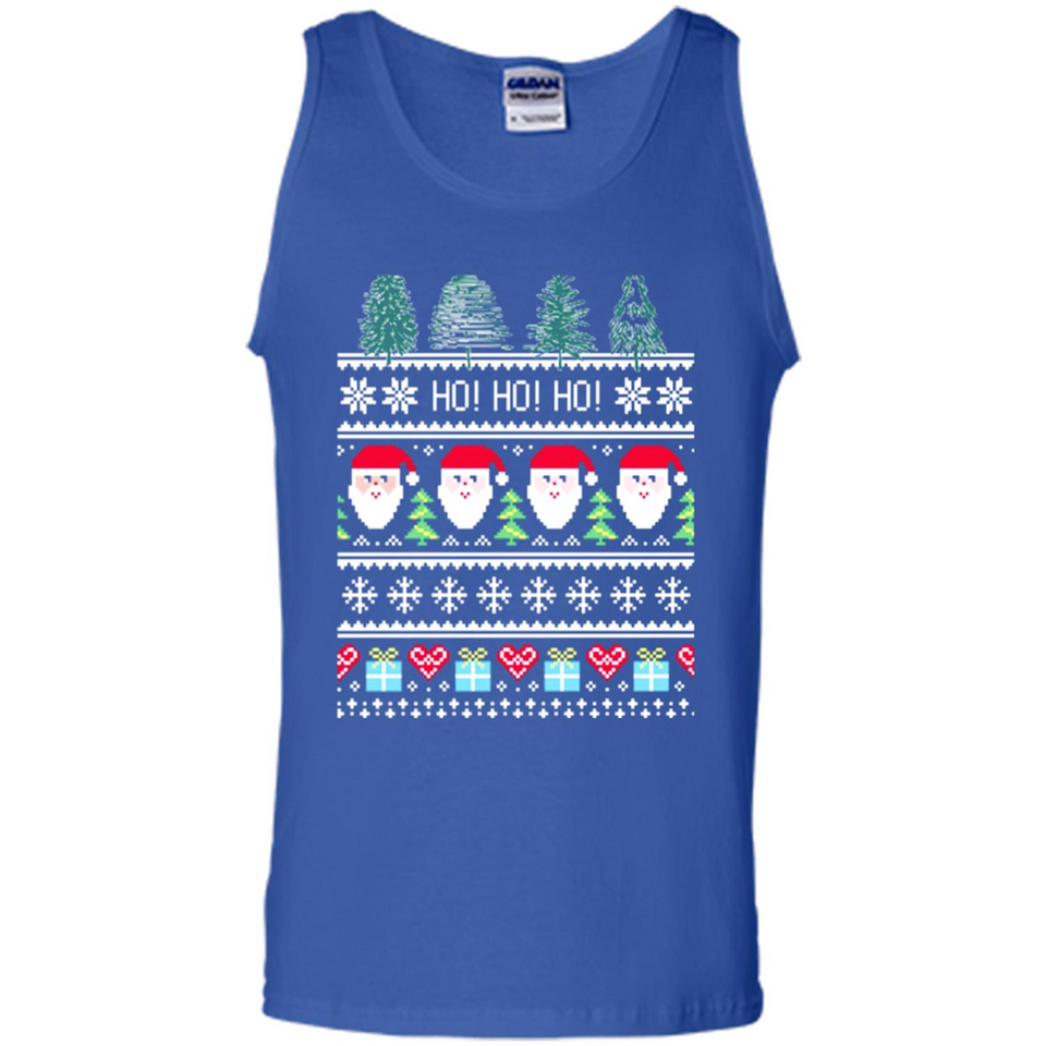 Ugly Merry Christmas Tree Santa Snowflakes