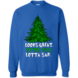 Looks Great Little Full Lotta Sap Funny Christmas PINGPONG