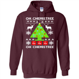 Oh Chemistree, Oh Chemistree Christmas Ugly Sweater - Hoodie