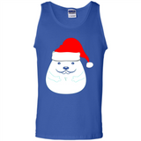 Funny Hamster Christmas t-shirt Santa Hat - Tank Top
