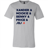 Baseball Favorite Players - Canvas Unisex T-Shirt
