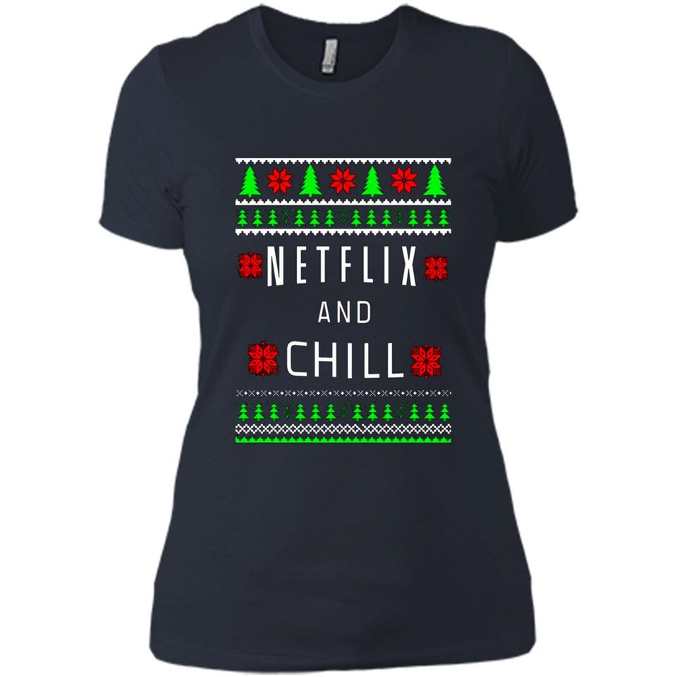 Netflix And Chill Christmas sweater PINGPONG