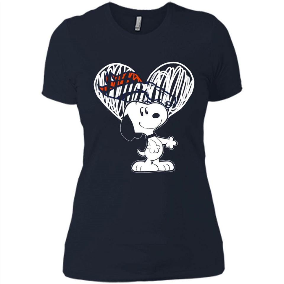 I LOVE DENVER BRONCOS SNOOPY IN MY HEART NFL