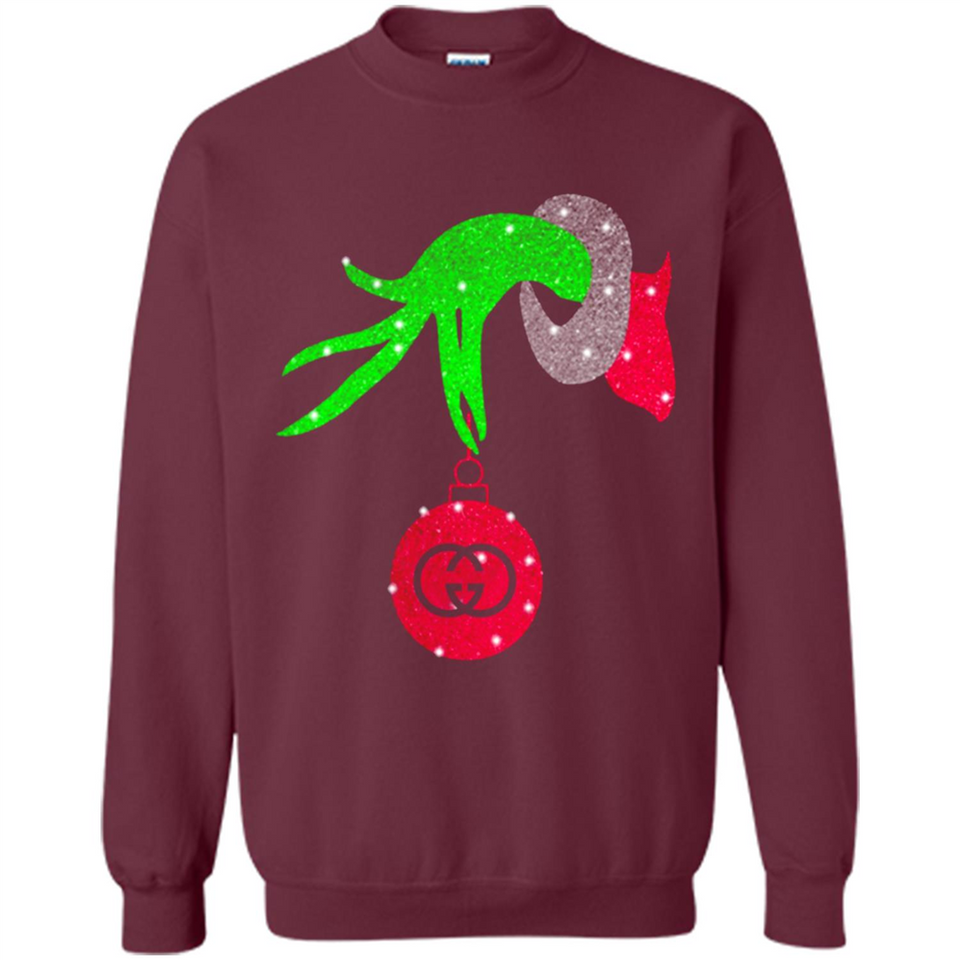 Grinch hand holding logo Gucci PING PONG