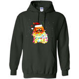 Pomeranian Santa Lights Christmas Dog Xmas Sweatshirt - Hoodie