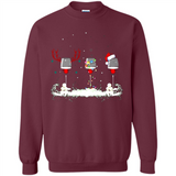 Christmas Red Wine - Merry Xmas T-Shirt - Sweatshirt