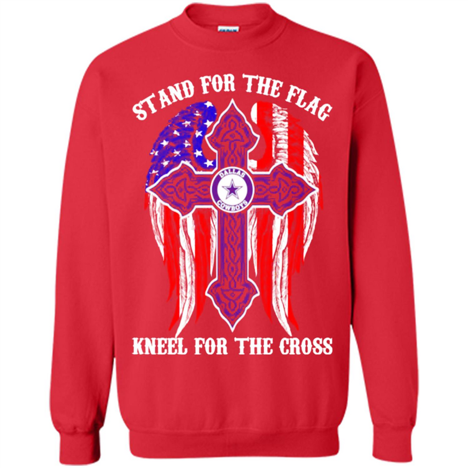Dallas Cowboys - stand for the flag kneel for the cross