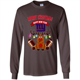 New York Giants NFL Reindeer Funny Merry Christmas And Happy New Year