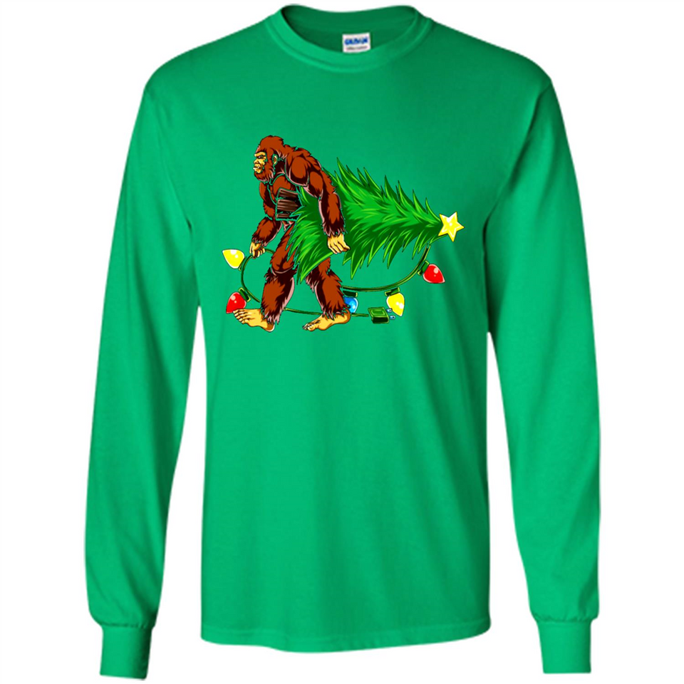 Hugging Christmas Tree Bigfoot PING PONG